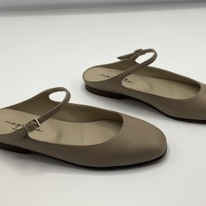 PAOLA MULE-SS25 Nude Leather