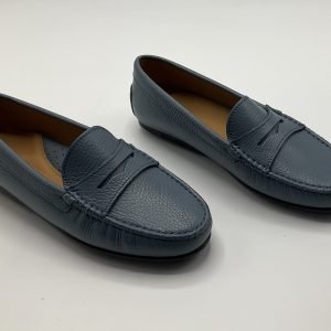 DRIVER-SS25 Blue Leather