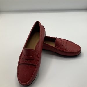 DRIVER-SS25 Rosso Leather