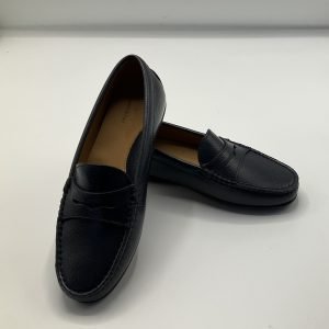 DRIVER-SS25 Navy Leather