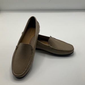 DRIVER-V-SS25 Taupe Leather